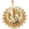 imageGin ampamp Grace 10K Yellow Gold Natural Opal ampamp Diamond I1I2 Celestial Stud Earring for Women