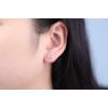 imageGin ampamp Grace 10K Yellow Gold Natural Zambian Emerald Earrings with Natural Diamonds for Women Holiday Gifts  Ethically Authentically ampamp Organically Sourced Roundcut Emerald handcrafted jewelry for her