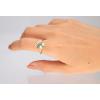 imageGin ampamp Grace 10K Yellow Gold Real Diamond Ring I1 with Genuine Green Amethyst Daily Work Wear Jewelry for Women Gifts for Her