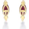imageGin ampamp Grace 10K Yellow Gold With Natural Ruby Stud Earring for Women