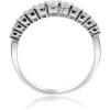 imageGin ampamp Grace 14K White Gold White Diamond Ring for women  Ethically authentically ampamp organically sourced Roundcut shaped Diamond handcrafted jewelry for her  Diamond Ring for women