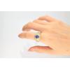 imageGin ampamp Grace 14K Yellow Gold Genuine Tanzanite Ring with Diamonds for women  Ethically authentically ampamp organically sourced Roundcut shaped Tanzanite handcrafted jewelry for her  Tanzanite Ring for women