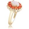imageGin ampamp Grace 14K Yellow Gold Natural Australian Opal Ring for women  Ethically authentically ampamp organically sourced Ovalcut shaped opal handcrafted jewelry for her  Opal Ring for women
