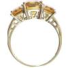 imageGin ampamp Grace 14K Yellow Gold Real Diamond Anniversary Engagement Ring I1 with Natural Citrine 3 Stone Daily Work Wear Jewelry for Women Gifts for Her