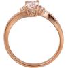 imageGin and Grace 10K Rose Gold Genuine Morganite Ring with Diamonds for women  Ethically authentically ampamp organically sourced Ovalcut shaped Morganite handcrafted jewelry for her  Morganite Ring for women