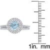 imageGin and Grace 14K White Gold Genuine Aquamarine Ring with Diamonds for women  Ethically authentically ampamp organically sourced Roundcut shaped Aquamarine handcrafted jewelry for her  Bridal Aquamarine RIng