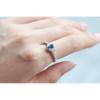 imageGin and Grace 10K White Gold Genuine Aquamarine Ring with Diamonds for women  Ethically authentically ampamp organically sourced Emeraldcut shaped Aquamarine handcrafted jewelry for her