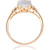 imageGin ampamp Grace 10K Rose Gold Natural Ethiopian Opal Ring with Real Diamonds for women  Ethically authentically ampamp organically sourced Oval shaped opal handcrafted jewelry for her  Opal Ring for women