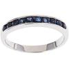 imageGin ampamp Grace 10K White Genuine Blue Sapphire Ring with Diamonds for women  Ethically authentically ampamp organically sourced RoundCut shaped Sapphire handcrafted jewelry for her  Sapphire Ring for women