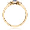 imageGin ampamp Grace 10K Yellow Gold Genuine Blue Sapphire Ring with Diamonds for Women Holiday Gifts  Ethically Authentically ampamp Organically Sourced RoundCut shaped Sapphire jewelry for her  Sapphire Ring for Women Holiday Gifts