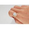 imageGin ampamp Grace 10K Yellow Gold Natural Ethiopian Opal Ring with Real Diamonds for women  Ethically authentically ampamp organically sourced Oval shaped opal handcrafted jewelry for her  Opal Ring for women