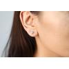 imageGin ampamp Grace 14K Yellow Gold Genuine London Blue Topaz Diamond I1I2 Earring for Women