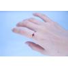 imageGin ampamp Grace Womens 10K Yellow Gold Mozambique Genuine Ruby Ring With Diamonds OvalCut Shaped TW1969RRuby7