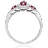 imageGin ampampGrace 14K White Gold Mozambique Genuine Ruby Ring with Diamonds for women  Ethically authentically ampamp organically sourced Marquisecut shaped Ruby handcrafted jewelry for her  Ruby Ring for women