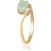 imageGin and Grace 14K Yellow Gold Natural Ethiopian Opal Ring with Real Diamonds for women  Ethically authentically ampamp organically sourced Roundcut shaped opal handcrafted jewelry for her  Opal Ring for women