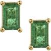 imageGin ampampGrace10K Yellow Gold Natural Zambian Emerald for Women Holiday Gifts  Ethically Authentically ampamp Organically Sourced Emerald Shape Emerald handcrafted jewelry for her  Emerald Earrings for Women Holiday Gifts