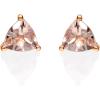 imageGin ampamp Grace 10K Rose Gold Natural DiamondI1 Pendant with Genuine Morganite Daily Work Wear Jewelry for Women Gifts for Her