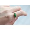 imageGin ampamp Grace 10K Yellow Gold Natural Zambian Emerald Ring with Natural Diamonds for women  Ethically authentically ampamp organically sourced MarquiseCut Emerald handcrafted jewelry for her  Emerald Ring for women