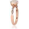 imageGin ampamp Grace 14K Rose Gold Natural Ethiopian Opal Ring with Real Diamonds for Women Holiday Gifts  Ethically Authentically ampamp Organically Sourced oval shaped opal handcrafted jewelry for her  Opal Ring for Women Holiday Gifts
