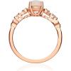 imageGin ampamp Grace 14K Rose Gold Natural Ethiopian Opal Ring with Real Diamonds for Women Holiday Gifts  Ethically Authentically ampamp Organically Sourced oval shaped opal handcrafted jewelry for her  Opal Ring for Women Holiday Gifts