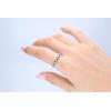 imageGin ampamp Grace 14K White Gold Genuine Blue Sapphire Ring with Diamonds for women  Ethically authentically ampamp organically sourced SquareCut shaped Sapphire handcrafted jewelry for her  Sapphire Ring for women