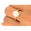 imageGin ampamp Grace 14K Yellow Gold Natural Ethiopian Opal Ring with Diamonds for women  Ethically authentically ampamp organically sourced Ovalcut shaped opal handcrafted jewelry for her  Opal Ring for women