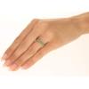imageGin ampamp Grace 14K Yellow Gold Natural Zambian Emerald Ring with Natural Diamonds for women  Ethically authentically ampamp organically sourced RoundCut Emerald handcrafted jewelry for her  Emerald Ring for women