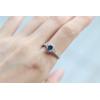 imageGin and Grace 10K White Genuine Blue Sapphire Ring with Diamonds for women  Ethically authentically ampamp organically sourced OvalCut shaped Sapphire handcrafted jewelry for her  Sapphire Ring for women