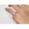 imageGin and Grace 10K White Gold Genuine Aquamarine Eternity Ring for women  Ethically authentically ampamp organically sourced Pearcut shaped Aquamarine handcrafted jewelry for her  Aquamarine Ring for women