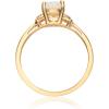 imageGin and Grace 10K Yellow Gold Natural Australian Opal Ring with Diamonds for women  Ethically authentically ampamp organically sourced Oval shaped opal handcrafted jewelry for her  Opal Ring for women