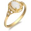 imageGin and Grace 10K Yellow Gold Natural Australian Opal Ring with Real Diamonds for women  Ethically authentically ampamp organically sourced Oval shaped opal handcrafted jewelry for her  Opal Ring for women
