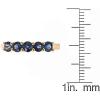 imageGin and Grace 14K Yellow Gold Genuine Blue Sapphire Ring with Diamonds for women  Ethically authentically ampamp organically sourced RoundCut shaped Sapphire handcrafted jewelry for her  Sapphire Ring for women