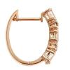 imageGin ampamp Grace womens 14K Rose Gold Genuine Morganite Earrings With Diamonds  Ethically Authentically ampamp Organically Sourced OvalCut Shaped Morganite HandCrafted Jewelry GJ7039EMG