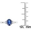 imageGin ampamp Grace 10K White Genuine Blue Sapphire Ring with Diamonds for women  Ethically authentically ampamp organically sourced OvalCut shaped Sapphire handcrafted jewelry for her  Sapphire Ring for women