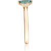 imageGin ampamp Grace 14K Yellow Gold Natural Zambian Emerald Ring with Natural Diamonds for women  Ethically authentically ampamp organically sourced Pear SquareCut Emerald handcrafted jewelry for her