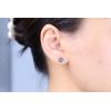 imageGin ampamp Grace 10K Yellow Gold Genuine London Blue Topaz Earring for Women