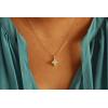 imageGin ampamp Grace 10K Yellow Gold Natural Ethiopian Opal Diamond Pendants with Chain for Women  Ethically Authentically ampamp Organically Sourced Round shaped opal handcrafted Jewelry Gifts For Her Holiday Season Gifts