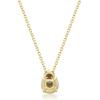 imageGin ampamp Grace 10K Yellow Gold Natural Ethiopian Opal Pendant With Diamonds For Women