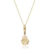 imageGin ampamp Grace 14K Yellow Gold Natural Ethiopian Opal Diamond I1I2 Pendant for Women