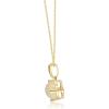 imageGin ampamp Grace womens 14K Gold Natural Ethiopian Opal Pendant With Diamonds  Ethically Authentically ampamp Organically Sourced RoundCut Shaped Opal HandCrafted Jewelry TW1391PEO Yellow