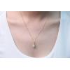 imageGin ampamp Grace womens 14K Yellow Gold Natural Ethiopian Opal Pendant With Diamonds  Ethically Authentically ampamp Organically Sourced CushionCut Shaped Opal HandCrafted Jewelry Necklaces TW3420PEO