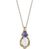 imageGin and Grace 10K Yellow Gold Natural Australian Opal Pendant with Diamonds for women  Ethically authentically ampamp organically sourced Oval shaped opal handcrafted jewelry for her