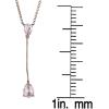 imageGin ampamp Grace 10K Rose Gold Genuine Morganite Necklace for Women