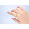 imageGin ampamp Grace 10K Yellow Gold Natural Diamond I1I2 ampamp Peridot Ring for Women Holiday Gifts Jewelry Gifts