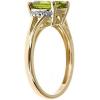 imageGin ampamp Grace 10K Yellow Gold Natural Diamond I1I2 ampamp Peridot Ring for Women Holiday Gifts Jewelry Gifts