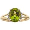 imageGin ampamp Grace 10K Yellow Gold Natural Diamond I1I2 ampamp Peridot Ring for Women Holiday Gifts Jewelry Gifts