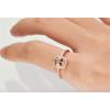 imageGin ampamp Grace 10K Rose Gold Genuine Morganite Ring with Diamonds for women  Ethically authentically ampamp organically sourced Cushioncut shaped Morganite handcrafted jewelry for her  Morganite Ring for women