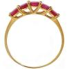 imageGin ampamp Grace 10K Yellow Gold Mozambique Genuine Ruby Ring for women  Ethically authentically ampamp organically sourced Ovalcut shaped Ruby handcrafted jewelry for her