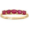 imageGin ampamp Grace 10K Yellow Gold Mozambique Genuine Ruby Ring for women  Ethically authentically ampamp organically sourced Ovalcut shaped Ruby handcrafted jewelry for her