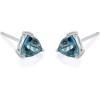 imageGin ampamp Grace 14K White Gold Natural London Blue Topaz Earring for Women